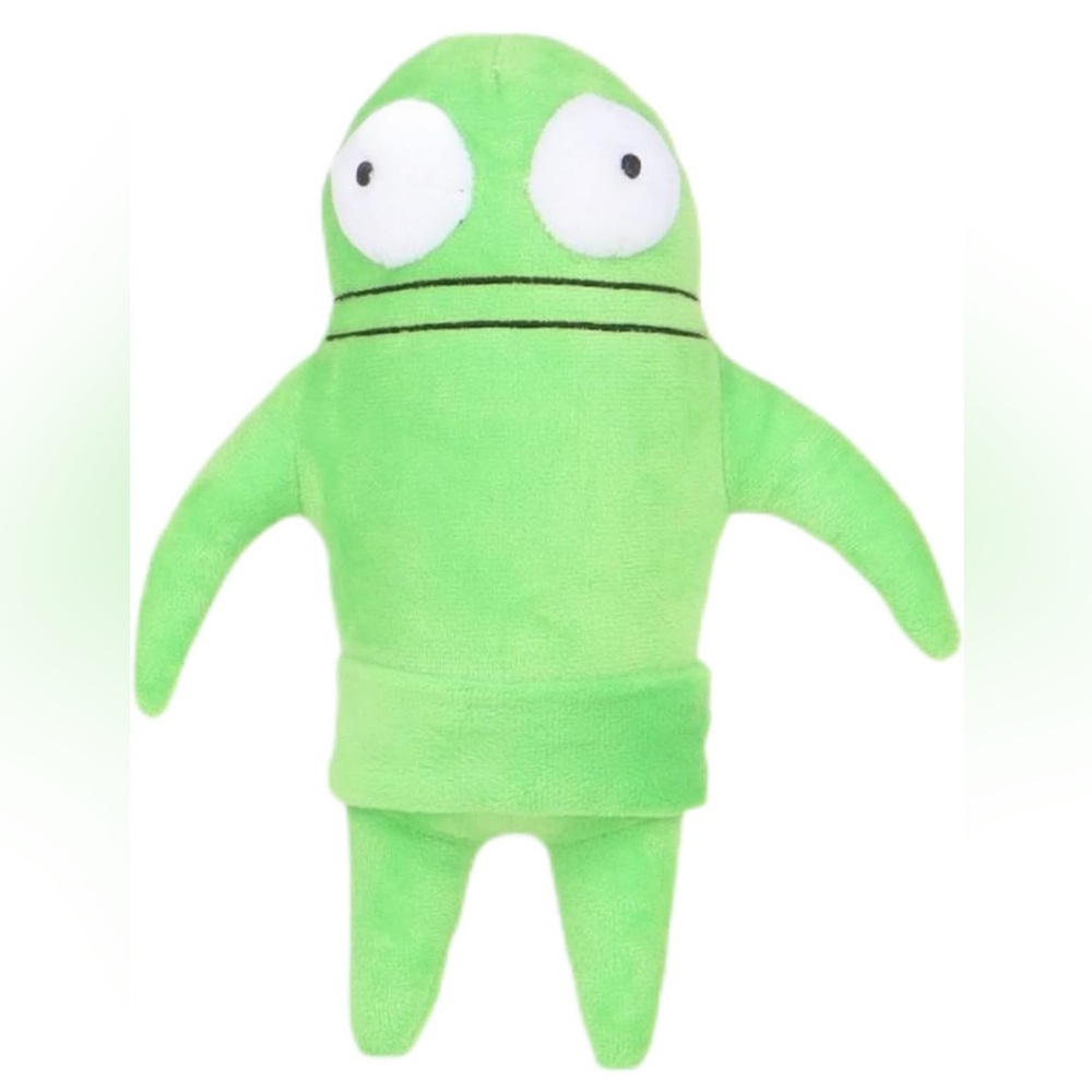 Green Plush Alien Toy for Kids